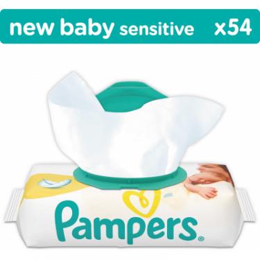 Детские влажные салфетки Pampers New Baby Sensitive, 54 шт Фото