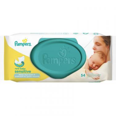Детские влажные салфетки Pampers New Baby Sensitive, 54 шт Фото 1