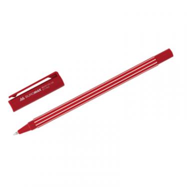 Ручка шариковая Buromax non-retractable, red Фото 1