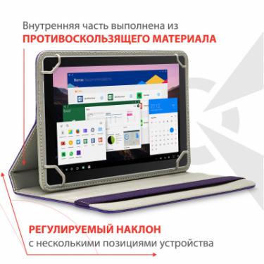 Чехол для планшета AirOn Universal case Premium 7-8" violet Фото 4
