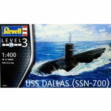 Сборная модель Revell Подводная лодка USS DALLAS SSN-700 1:400 Фото