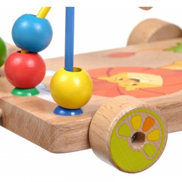 Развивающая игрушка Мир деревянных игрушек Лабиринт-каталка Львенок Фото 4