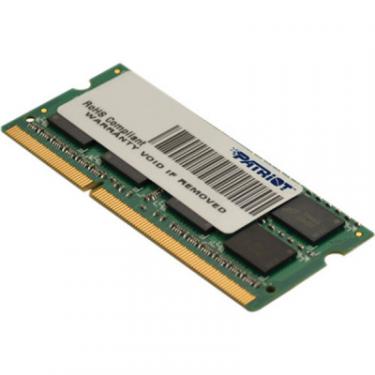 Модуль памяти для ноутбука Patriot SoDIMM DDR3 4GB 1600 MHz Фото 1