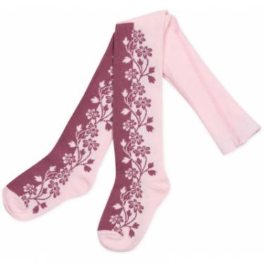 Колготки UCS Socks для девочек с веточкой розовые Фото
