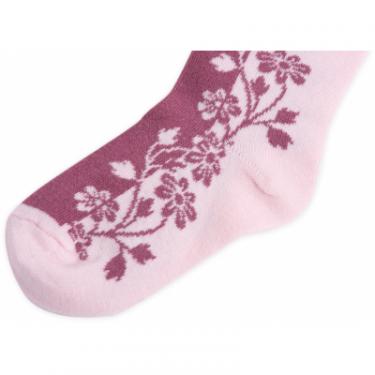 Колготки UCS Socks для девочек с веточкой розовые Фото 1