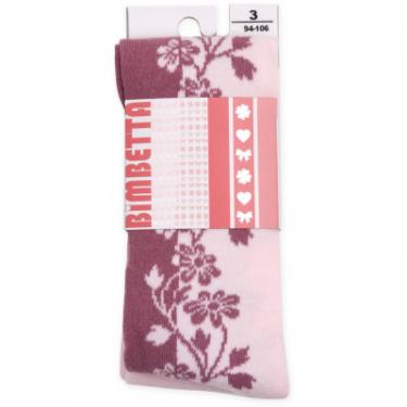 Колготки UCS Socks для девочек с веточкой розовые Фото 3