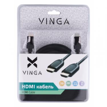 Кабель мультимедийный Vinga HDMI to HDMI 5.0m Фото 2