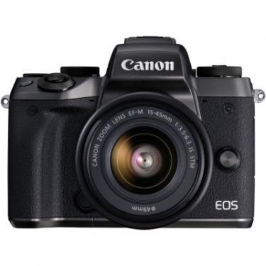 Цифровой фотоаппарат Canon EOS M5 15-45 IS STM Black Kit Фото 1