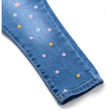 Джинсы Breeze джинсовые с цветочками Фото 2