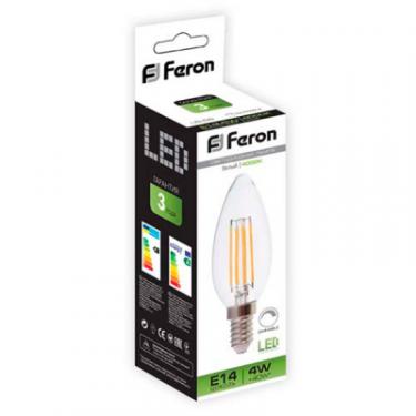 Лампочка Feron LED E14 4W 4 pcs LB-68 C37 4000K Фото 1