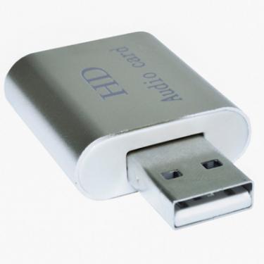 Звуковая плата Dynamode USB-SOUND7-ALU silver Фото 4