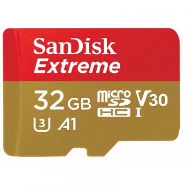 Карта памяти SanDisk 32GB microSDHC V30 A1 UHS-I U3 4K Extreme Фото 1