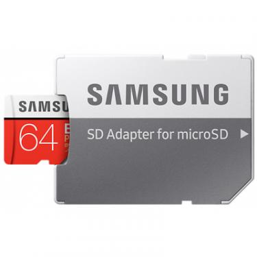 Карта памяти Samsung 64GB microSD class 10 EVO PLUS UHS-I Фото 4