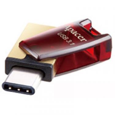 USB флеш накопитель Apacer 16GB AH180 Red USB 3.1 Фото 4