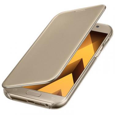 Чехол для мобильного телефона Samsung для A520 - Clear View Cover (Gold) Фото 2