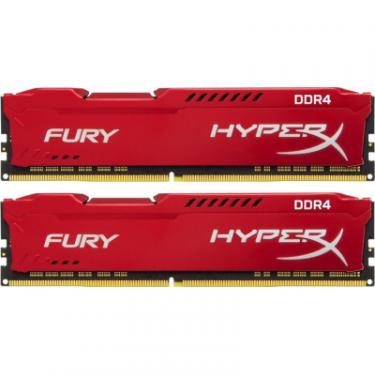 Модуль памяти для компьютера Kingston Fury (ex.HyperX) DDR4 16GB (2x8GB) 2666 MHz HyperX FURY Red Фото