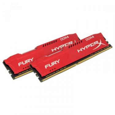 Модуль памяти для компьютера Kingston Fury (ex.HyperX) DDR4 16GB (2x8GB) 2666 MHz HyperX FURY Red Фото 1