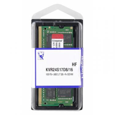 Модуль памяти для ноутбука Kingston SoDIMM DDR4 16GB 2400 MHz Фото 2