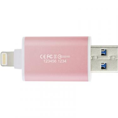 USB флеш накопитель Transcend 64GB JetDrive Go 300 Rose Gold USB 3.1/Lightning Фото 4