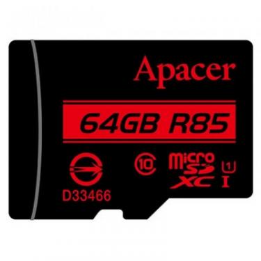 Карта памяти Apacer 64GB microSDXC class 10 UHS-I U1 Фото 1