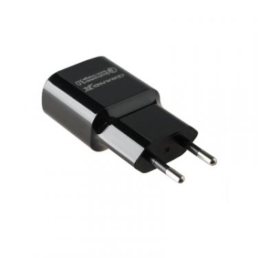 Зарядное устройство Grand-X Quick Charge QС3.0, + cable USB -> Type C 1m Фото 2