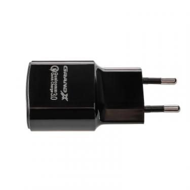 Зарядное устройство Grand-X Quick Charge QС3.0, + cable USB -> Type C 1m Фото 5