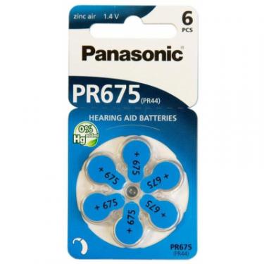 Батарейка Panasonic PR44 / PR675 (1.4V) * 6 Фото