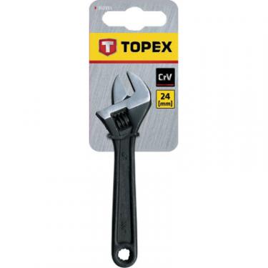 Ключ Topex разводной 250 мм, диапазон 0 — 36 мм Фото 1