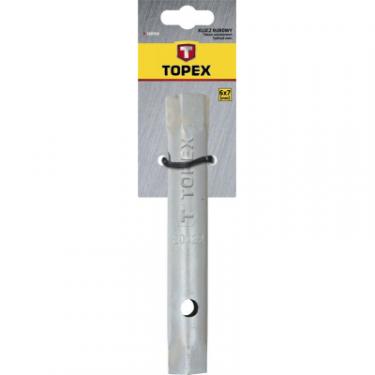 Ключ Topex торцевой двухсторонний трубчатый 24 x 26 мм Фото 1