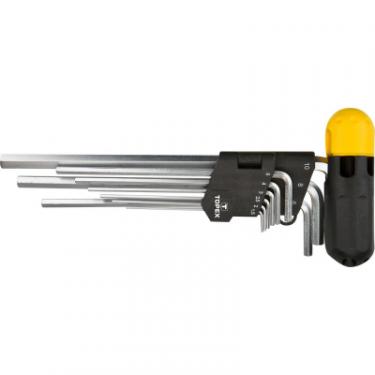 Набор инструментов Topex ключі шестигранні HEX 1.5-10 мм, набір 9 шт. Фото