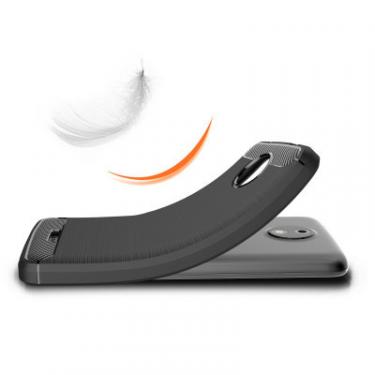 Чехол для мобильного телефона Laudtec для Motorola Moto Z Play Carbon Fiber (Black) Фото 4