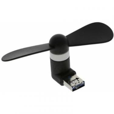 USB вентилятор 2E USB / MicroUSB, Black Фото