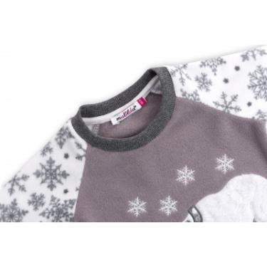 Пижама Matilda флисовая с мишками и снежинками Фото 3
