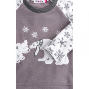 Пижама Matilda флисовая с мишками и снежинками Фото 4
