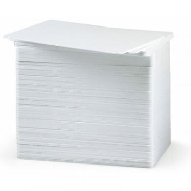 Карточка пластиковая чистая Zebra PVC Composite, белые, 30 mil, 500 шт Фото