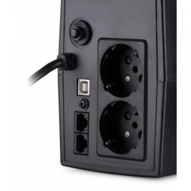 Источник бесперебойного питания Vinga LCD 600VA plastic case with USB Фото 7