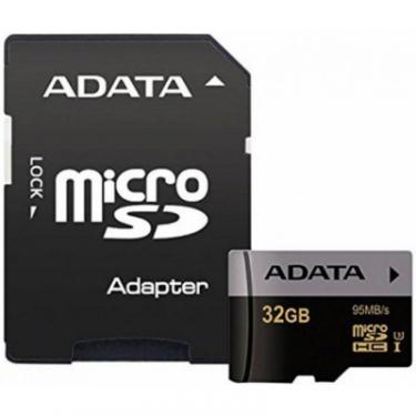 Карта памяти ADATA 32GB microSD class 10 UHS-I U3 V30 Premier Pro Фото 1