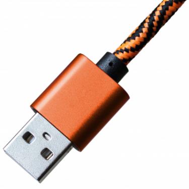 Дата кабель Grand-X USB 2.0 AM to Type-C 1.0m Orange/Black Фото 3