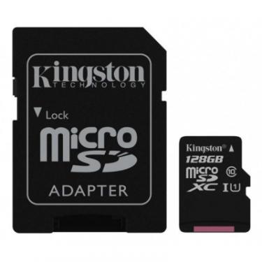 Карта памяти Kingston 128GB microSDXC class 10 UHS-I Canvas Select Фото