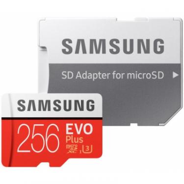 Карта памяти Samsung 256GB microSDXC class 10 UHS-I U3 Evo Plus Фото