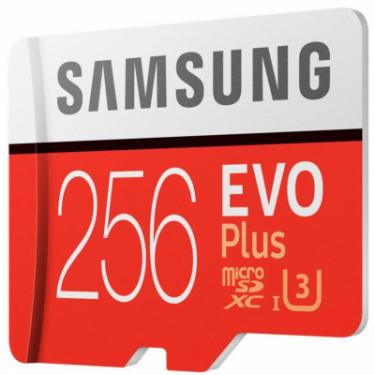Карта памяти Samsung 256GB microSDXC class 10 UHS-I U3 Evo Plus Фото 3