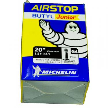 Велосипедная камера Michelin G4 AIRSTOP, MTB 20" (37/54X390/406) ST Фото