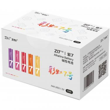 Батарейка ZMI ZI7 Rainbow AAA batteries * 40 Фото