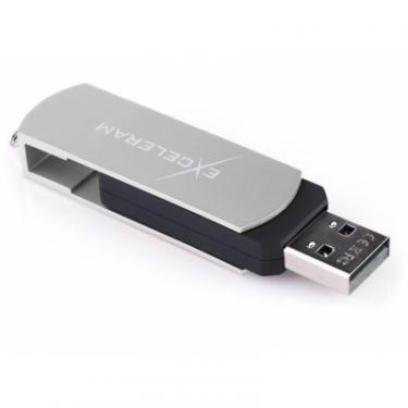 USB флеш накопитель eXceleram 32GB P2 Series Silver/Black USB 2.0 Фото 4