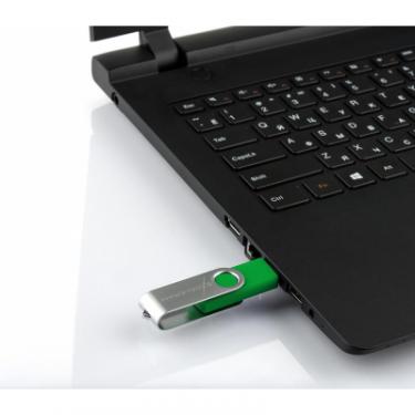 USB флеш накопитель eXceleram 8GB P1 Series Silver/Green USB 2.0 Фото 6