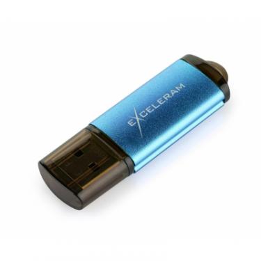 USB флеш накопитель eXceleram 8GB A3 Series Blue USB 2.0 Фото 2
