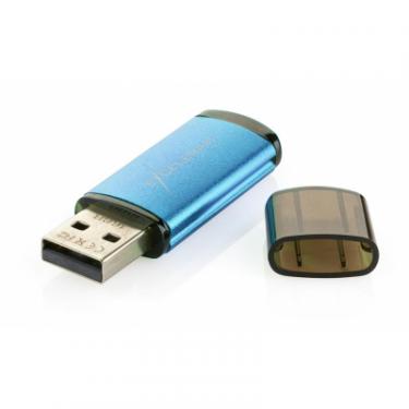 USB флеш накопитель eXceleram 8GB A3 Series Blue USB 2.0 Фото 4
