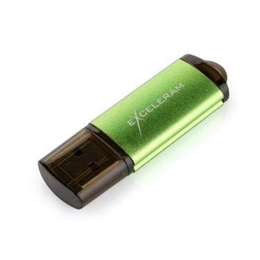 USB флеш накопитель eXceleram 16GB A3 Series Green USB 2.0 Фото 2
