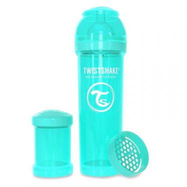 Бутылочка для кормления Twistshake антиколиковая 330 мл, бирюзовая Фото