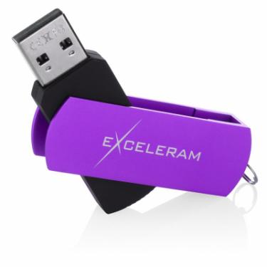 USB флеш накопитель eXceleram 16GB P2 Series Grape/Black USB 2.0 Фото 2